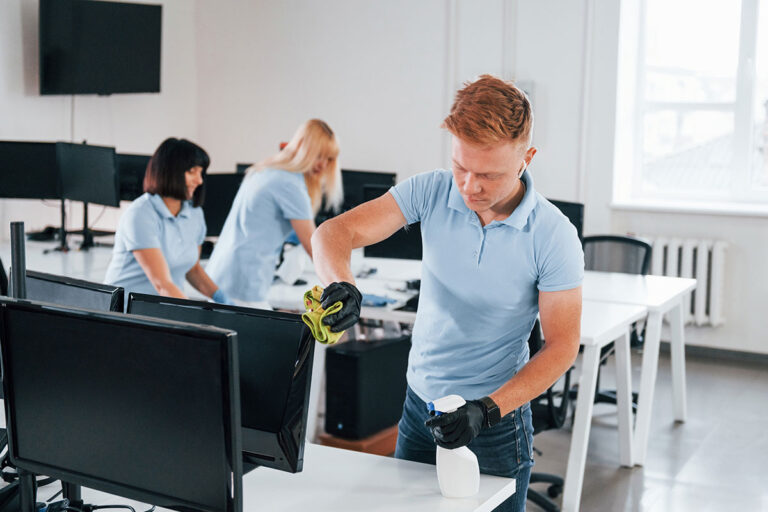 Multi-purpose Way To Cleaning Your Office, Desk And Floor